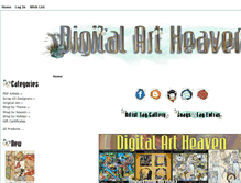 Tablet Screenshot of digitalartheaven.com